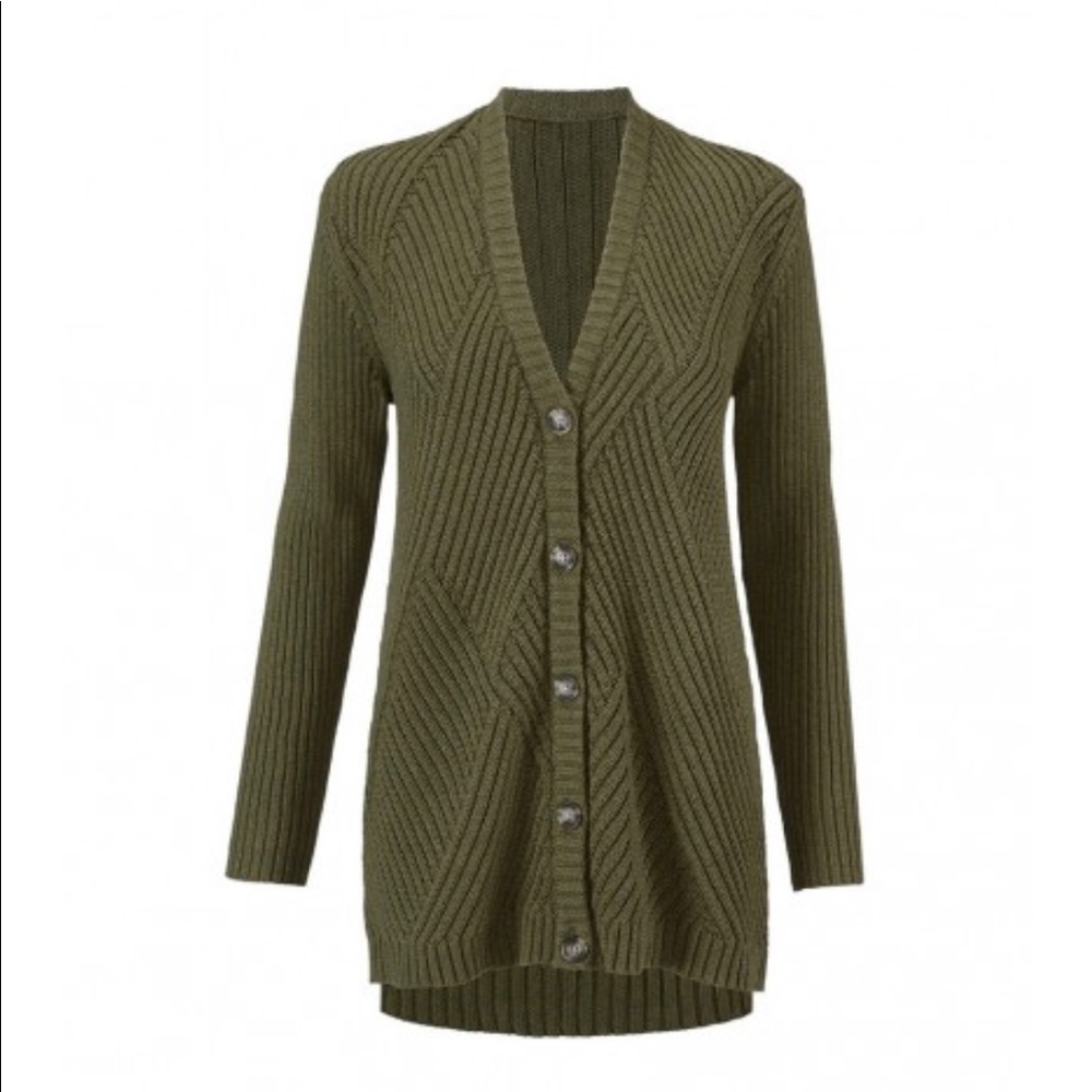 Cabi Aerial Cable Knit Cardigan